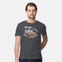 Feline Tired-Mens-Premium-Tee-TechraNova