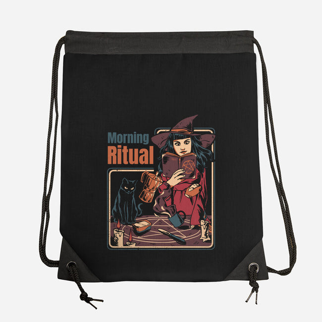 Morning Ritual For Witches-None-Drawstring-Bag-yumie