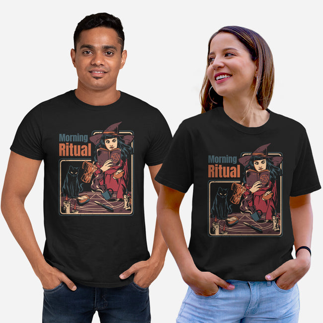 Morning Ritual For Witches-Unisex-Basic-Tee-yumie