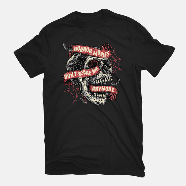 Horror Movies Aren't Scary-Youth-Basic-Tee-glitchygorilla