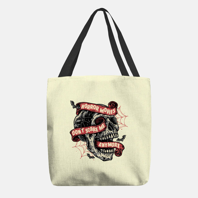 Horror Movies Aren't Scary-None-Basic Tote-Bag-glitchygorilla