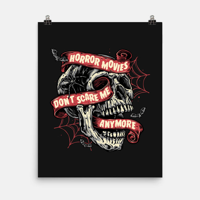 Horror Movies Aren't Scary-None-Matte-Poster-glitchygorilla