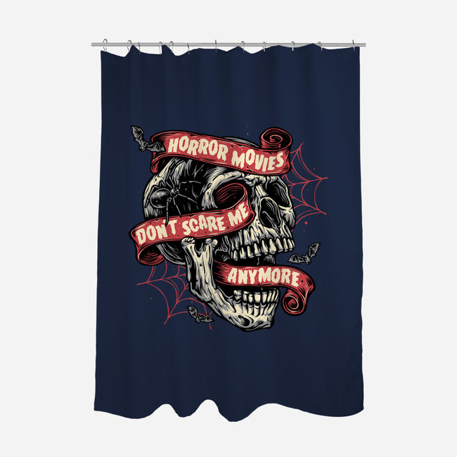 Horror Movies Aren't Scary-None-Polyester-Shower Curtain-glitchygorilla