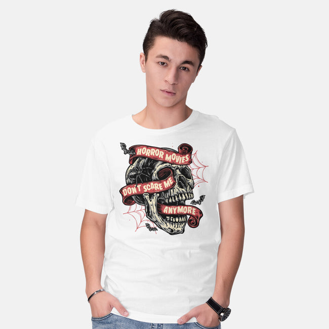 Horror Movies Aren't Scary-Mens-Basic-Tee-glitchygorilla