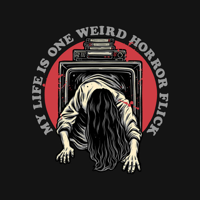 One Big Horror Flick-None-Drawstring-Bag-glitchygorilla