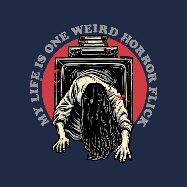 One Big Horror Flick-None-Drawstring-Bag-glitchygorilla