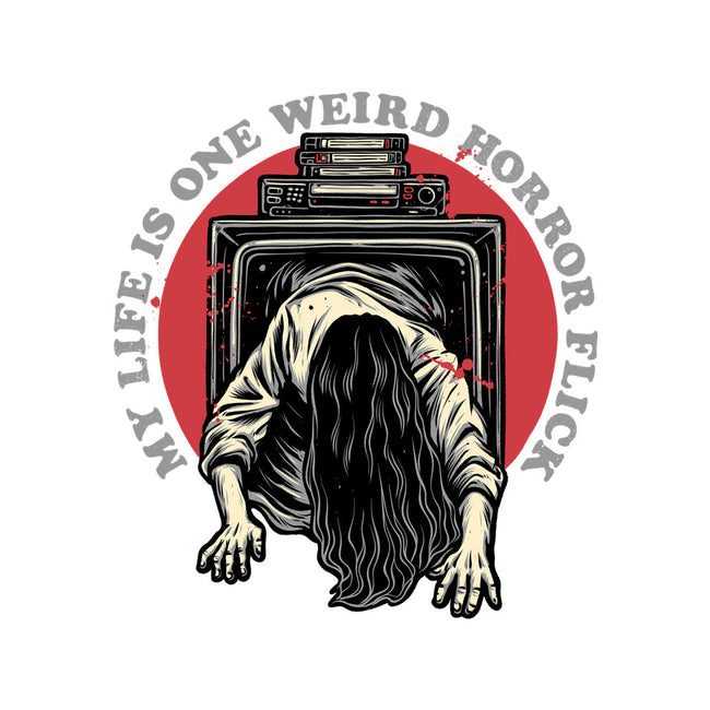 One Big Horror Flick-Unisex-Kitchen-Apron-glitchygorilla