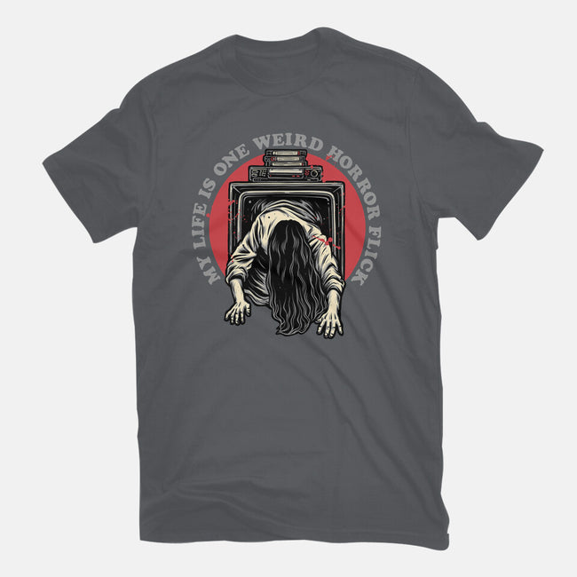 One Big Horror Flick-Unisex-Basic-Tee-glitchygorilla