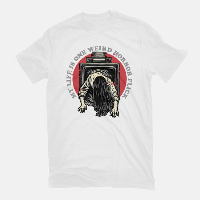 One Big Horror Flick-Unisex-Basic-Tee-glitchygorilla