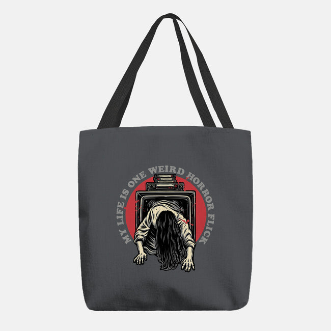 One Big Horror Flick-None-Basic Tote-Bag-glitchygorilla