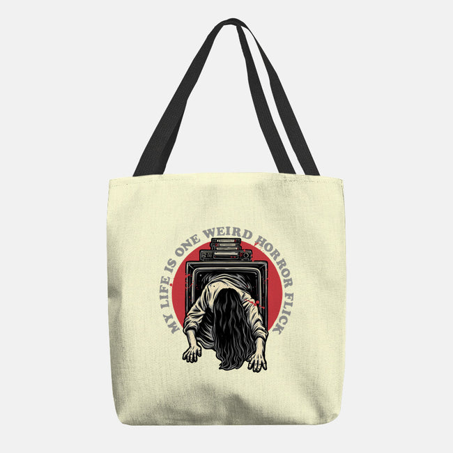 One Big Horror Flick-None-Basic Tote-Bag-glitchygorilla