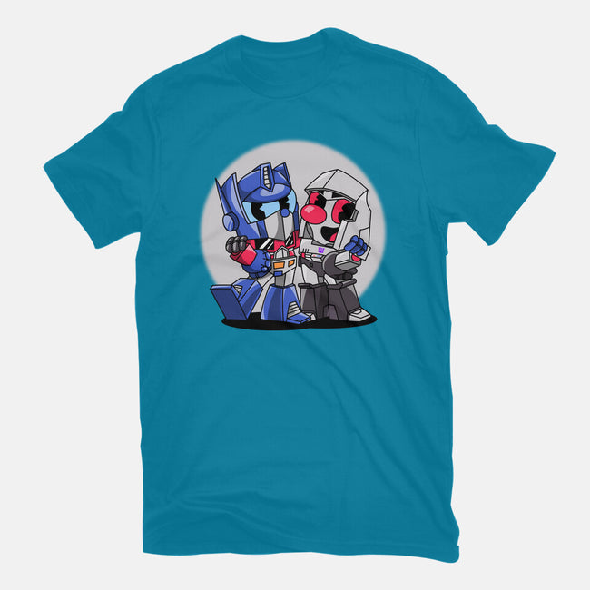 Cybertron Head-Unisex-Basic-Tee-joerawks