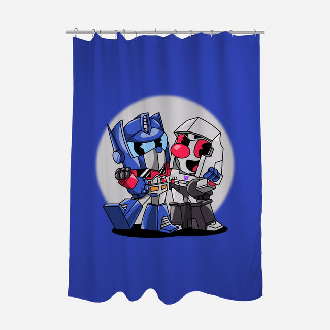 Cybertron Head-None-Polyester-Shower Curtain-joerawks