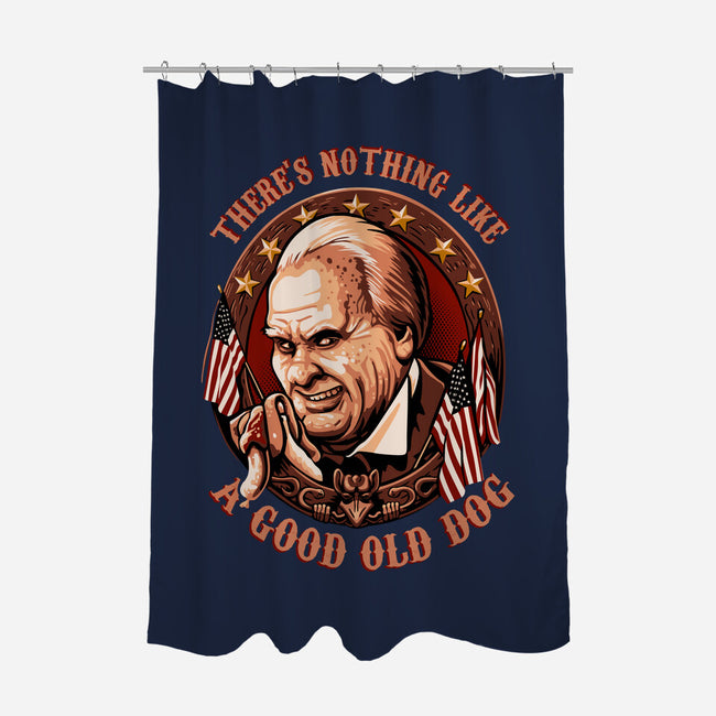 Good Old Dog-None-Polyester-Shower Curtain-daobiwan