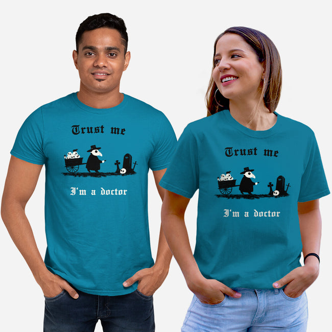 I Am A Doctor Trust Me-Unisex-Basic-Tee-Mattania