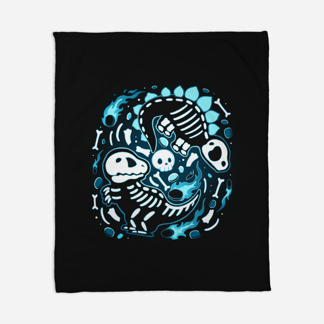 Extinction Skeleton-None-Fleece-Blanket-Vallina84