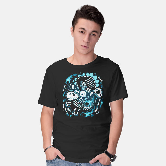 Extinction Skeleton-Mens-Basic-Tee-Vallina84