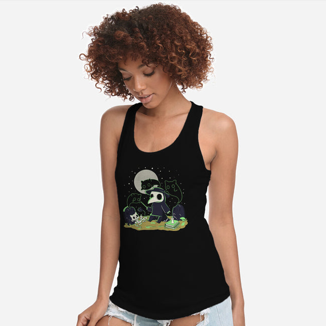 Playing With My Demons-Womens-Racerback-Tank-yumie