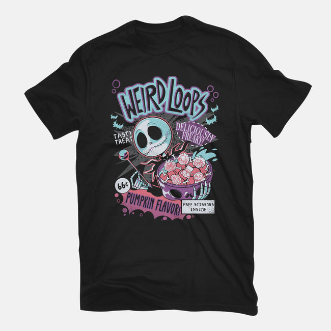 Weird Loops-Womens-Fitted-Tee-yumie