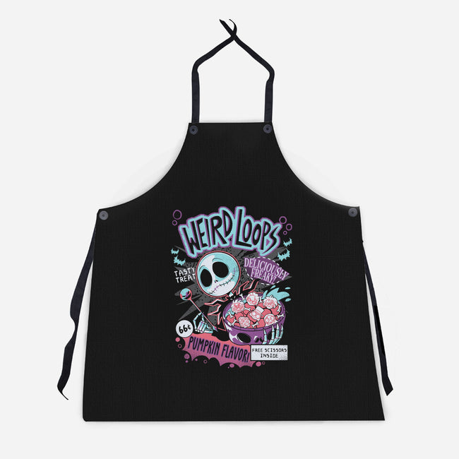 Weird Loops-Unisex-Kitchen-Apron-yumie