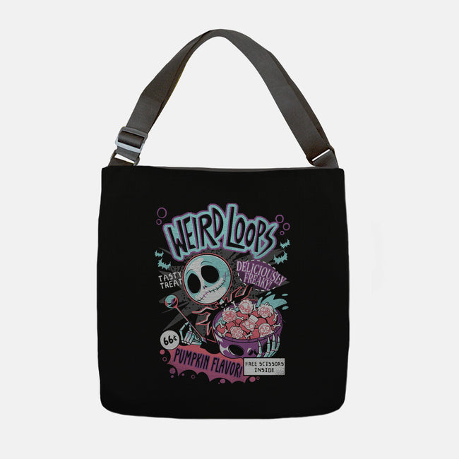 Weird Loops-None-Adjustable Tote-Bag-yumie