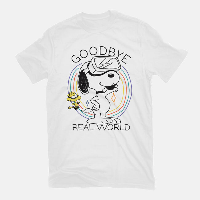 Goodbye Real World-Unisex-Basic-Tee-OPIPPI