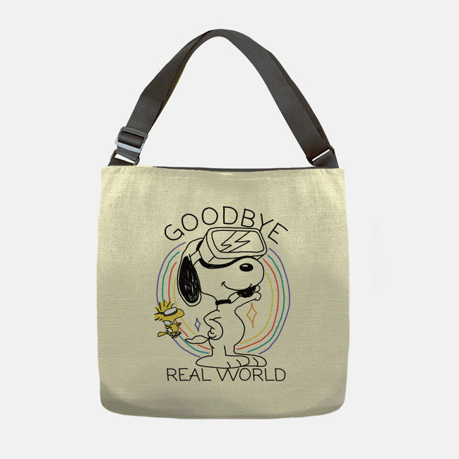 Goodbye Real World-None-Adjustable Tote-Bag-OPIPPI