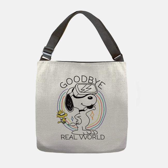 Goodbye Real World-None-Adjustable Tote-Bag-OPIPPI