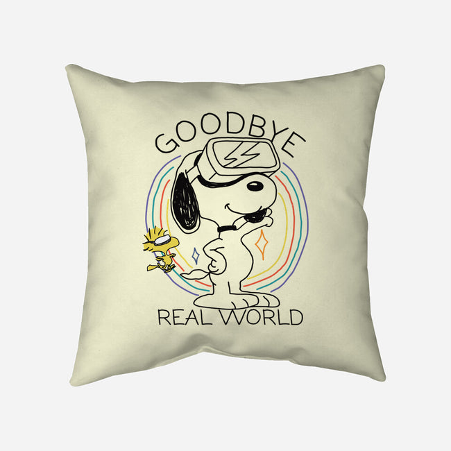 Goodbye Real World-None-Removable Cover w Insert-Throw Pillow-OPIPPI