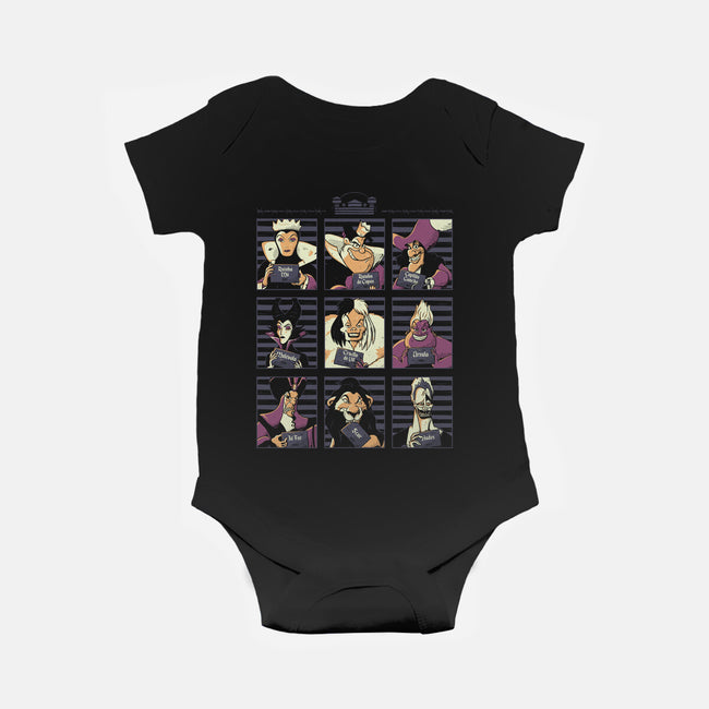 Most Wanted Villains-Baby-Basic-Onesie-yumie