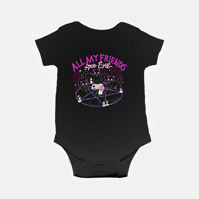 All My Friends-Baby-Basic-Onesie-yumie