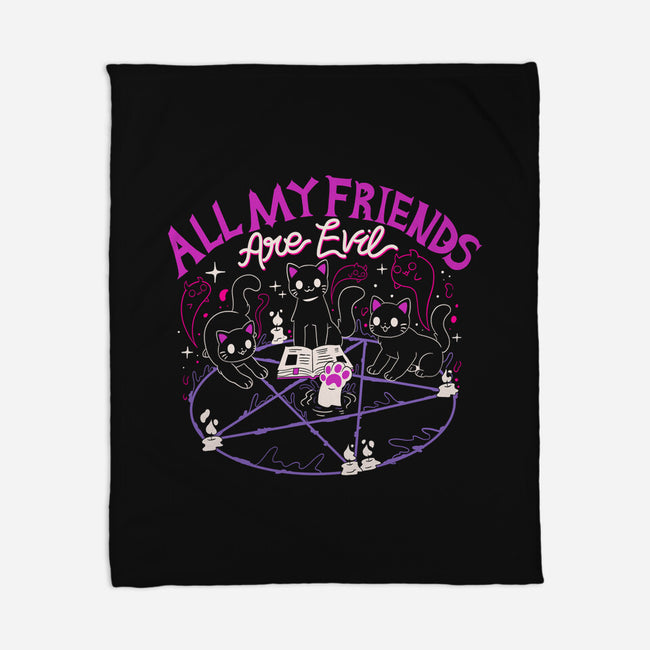 All My Friends-None-Fleece-Blanket-yumie