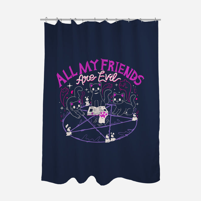 All My Friends-None-Polyester-Shower Curtain-yumie