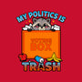 My Politics Is Trash-Womens-Off Shoulder-Tee-Boggs Nicolas