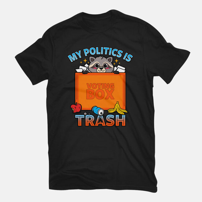 My Politics Is Trash-Youth-Basic-Tee-Boggs Nicolas