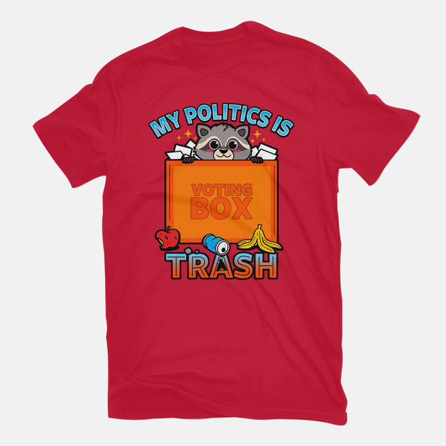 My Politics Is Trash-Youth-Basic-Tee-Boggs Nicolas