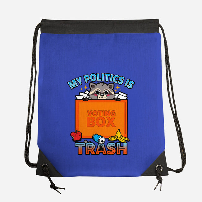 My Politics Is Trash-None-Drawstring-Bag-Boggs Nicolas