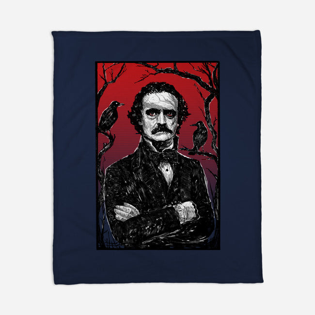 The Poet-None-Fleece-Blanket-kharmazero