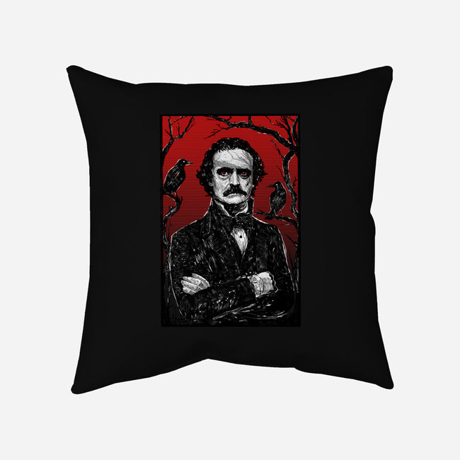 The Poet-None-Removable Cover w Insert-Throw Pillow-kharmazero