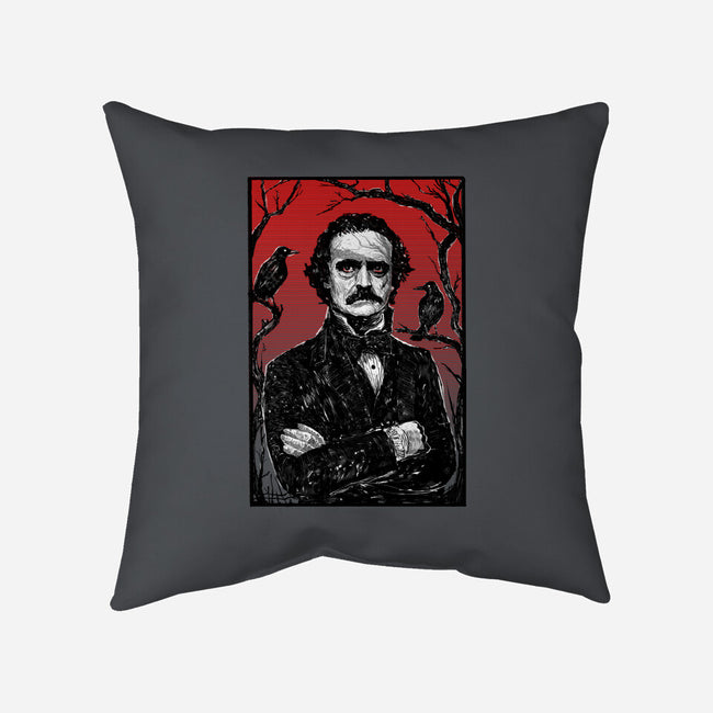 The Poet-None-Removable Cover w Insert-Throw Pillow-kharmazero