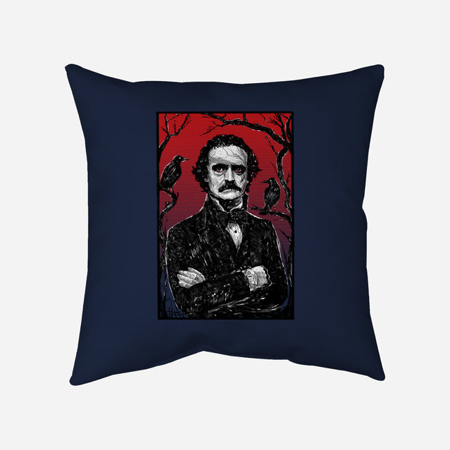 The Poet-None-Removable Cover w Insert-Throw Pillow-kharmazero