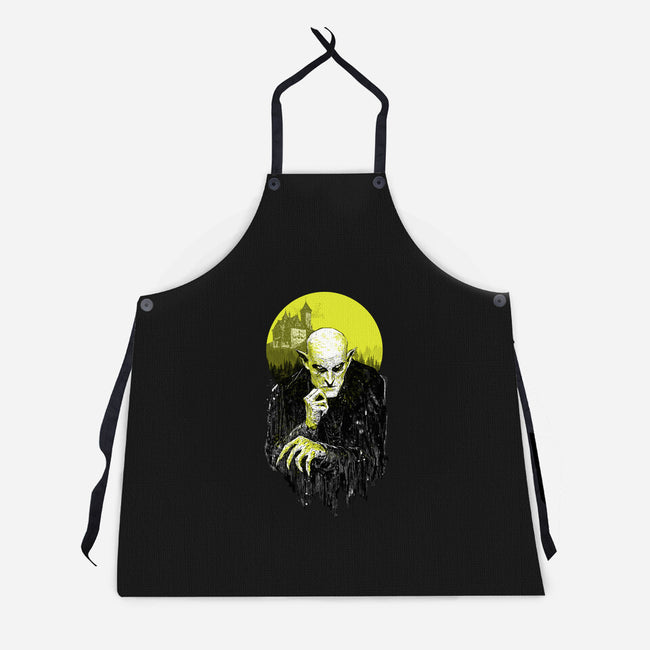 Dark Portrait-Unisex-Kitchen-Apron-kharmazero