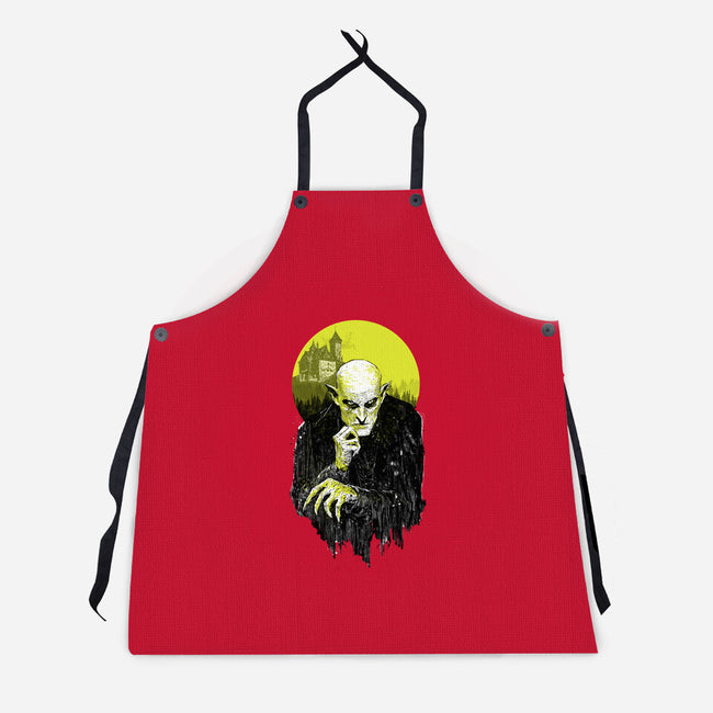 Dark Portrait-Unisex-Kitchen-Apron-kharmazero