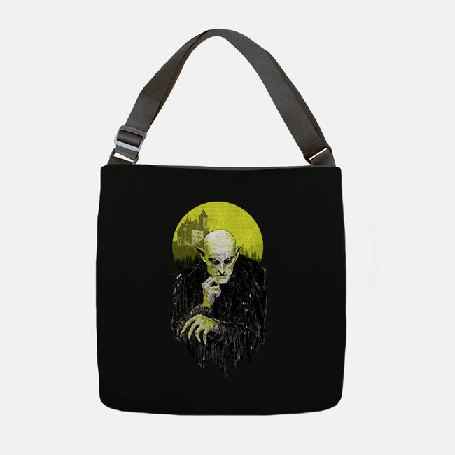 Dark Portrait-None-Adjustable Tote-Bag-kharmazero