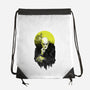 Dark Portrait-None-Drawstring-Bag-kharmazero