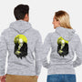 Dark Portrait-Unisex-Zip-Up-Sweatshirt-kharmazero