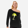 Dark Portrait-Womens-Off Shoulder-Sweatshirt-kharmazero