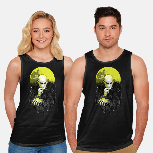 Dark Portrait-Unisex-Basic-Tank-kharmazero