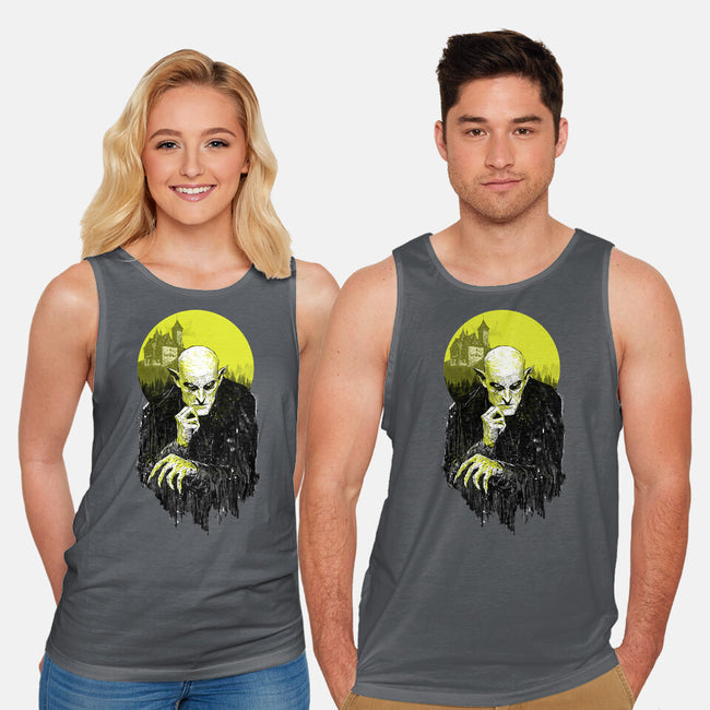 Dark Portrait-Unisex-Basic-Tank-kharmazero