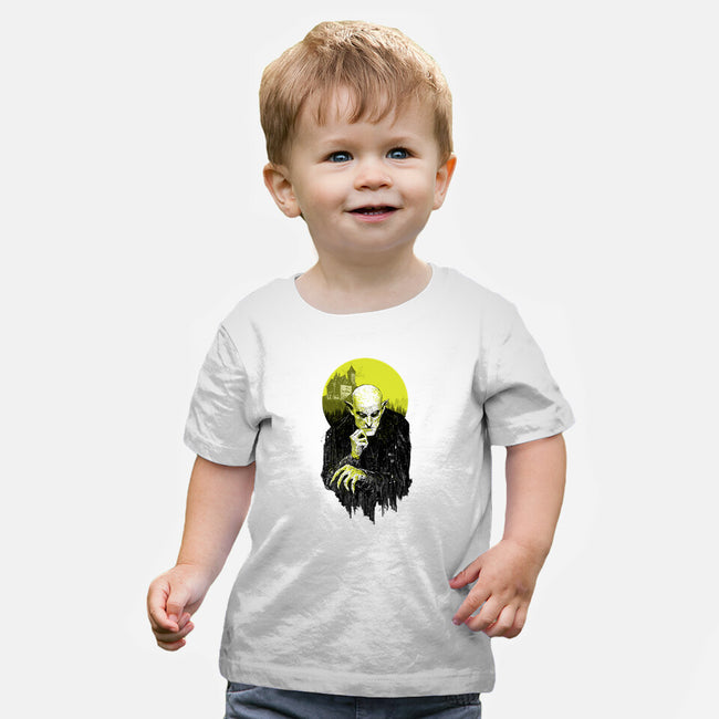 Dark Portrait-Baby-Basic-Tee-kharmazero